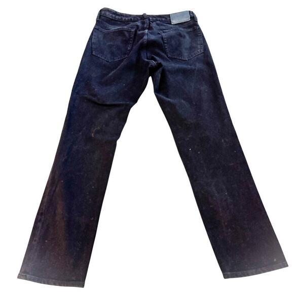 Bonobos Black Straight Leg Denim Jean Pants Stretch Waistband Size 32 x 33 - Picture 3 of 7
